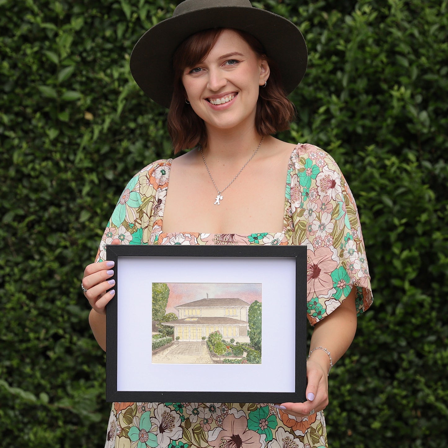 Small Watercolour Home Illustration