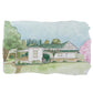 Medium Watercolour Home Illustration